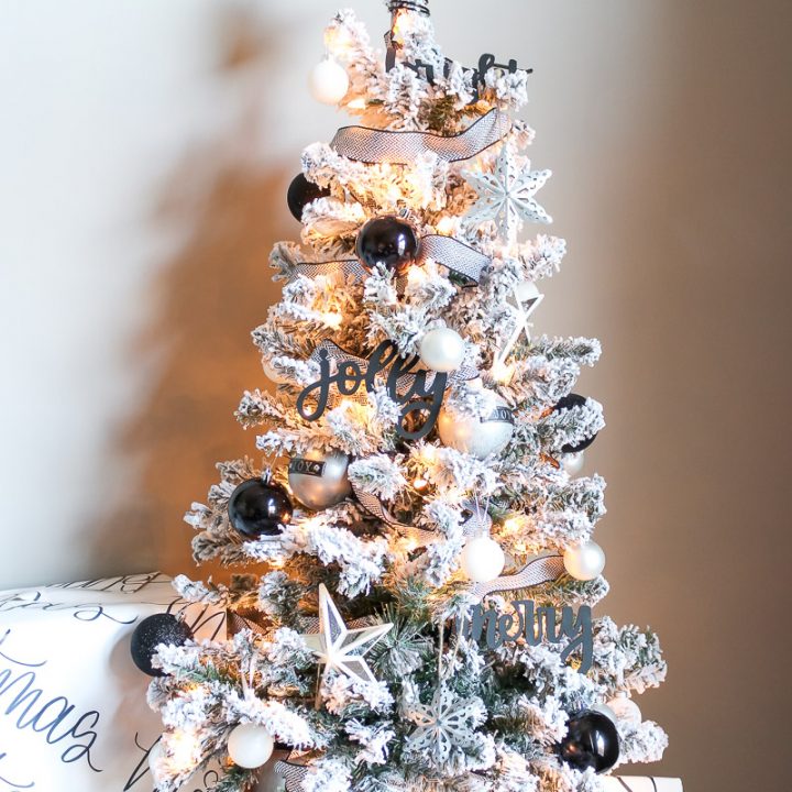Image for Black and White Christmas Tree