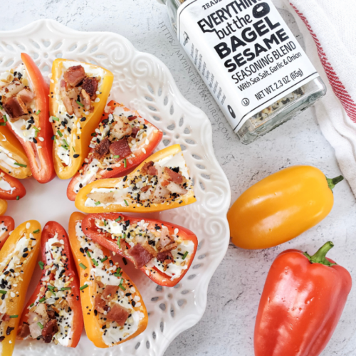 Bell Pepper with Cream Cheese and Bacon Appetizers My Pinterventures