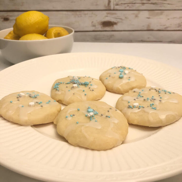 Image for Lemon Shortbread Cookies with a Lemon Glaze