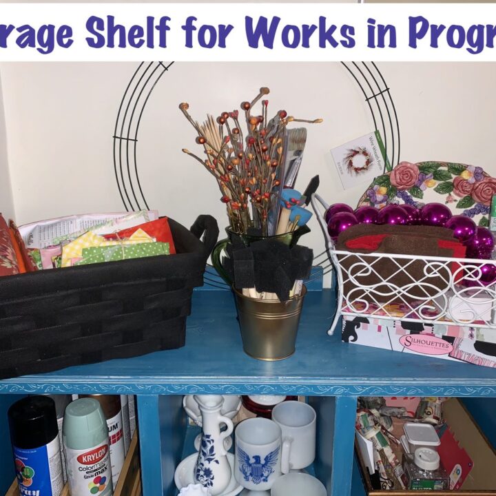 Image for Craft Storage Shelf for Works in Progress
