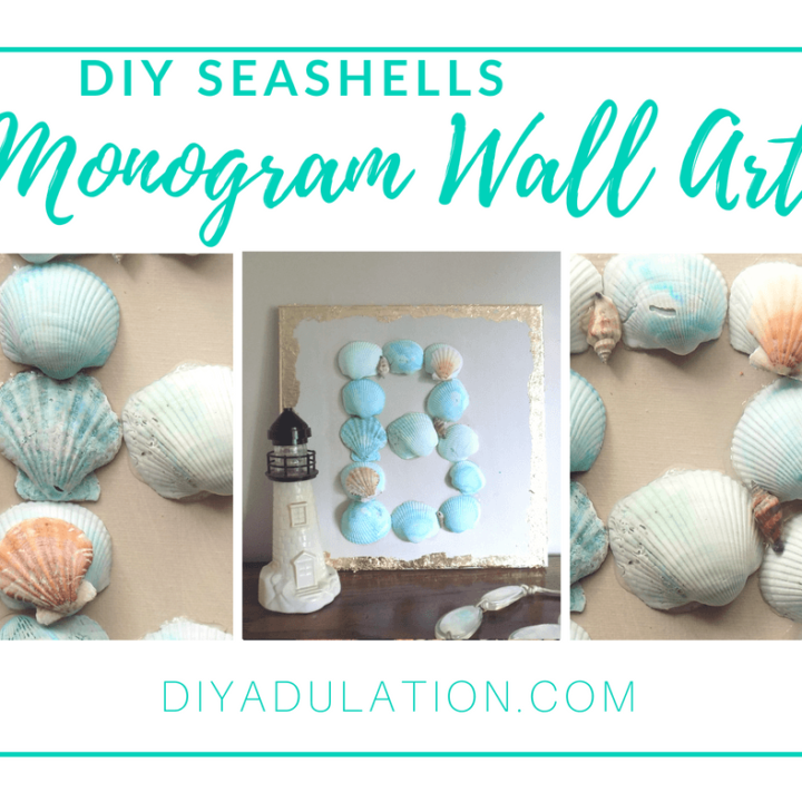 Image for DIY Seashells Monogram Wall Art | July Pinterest Challenge