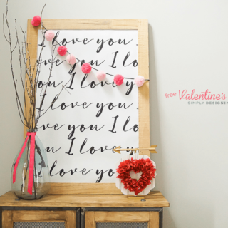 Image for I Love You Printable : perfect print for Valentine's Day