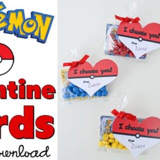 Image for Free Heart Shaped Pok�mon Valentine Cards Printable
