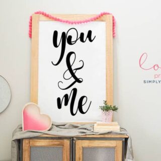 Image for You & Me | Free Love Printable | Simply Designing with Ashley