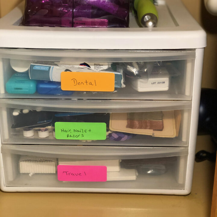 Image for Organized Bathroom Drawers - Drawer Organizing Blog Hop