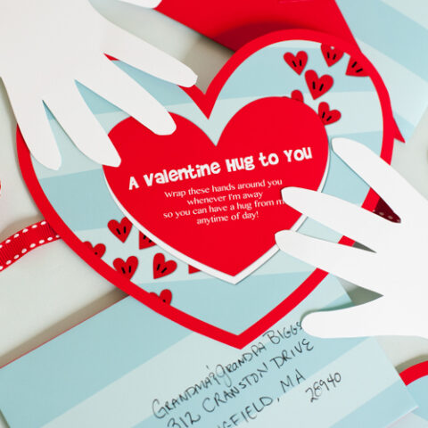 Image for Free Printable Valentines Hug