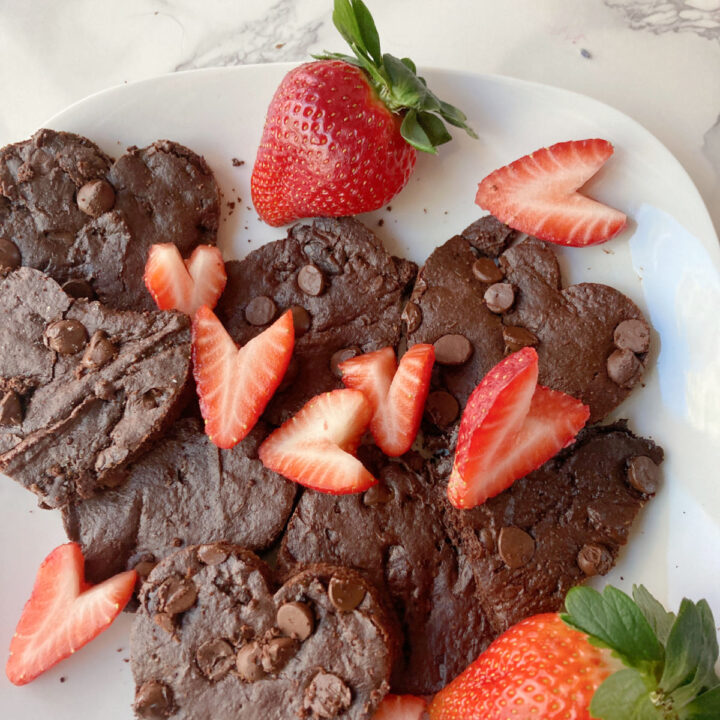 Image for Heart-shaped Vegan Brownies