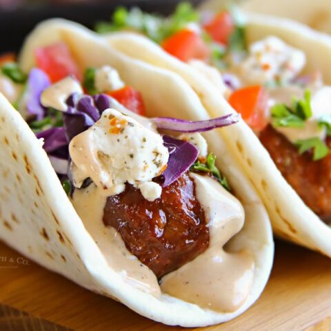 Image for BBQ Meatball Street Tacos