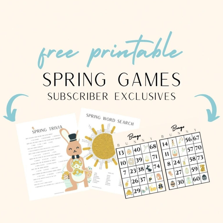 Free Printable Spring I Spy Game - My Pinterventures