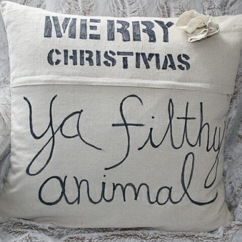 Image for DIY Home Alone Movie Quote Pillow