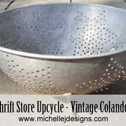 Image for How To Make A Vintage Colander Look Pretty Again