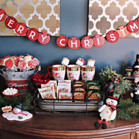Image for Set up a Snowman themed Hot Cocoa Bar this Christmas