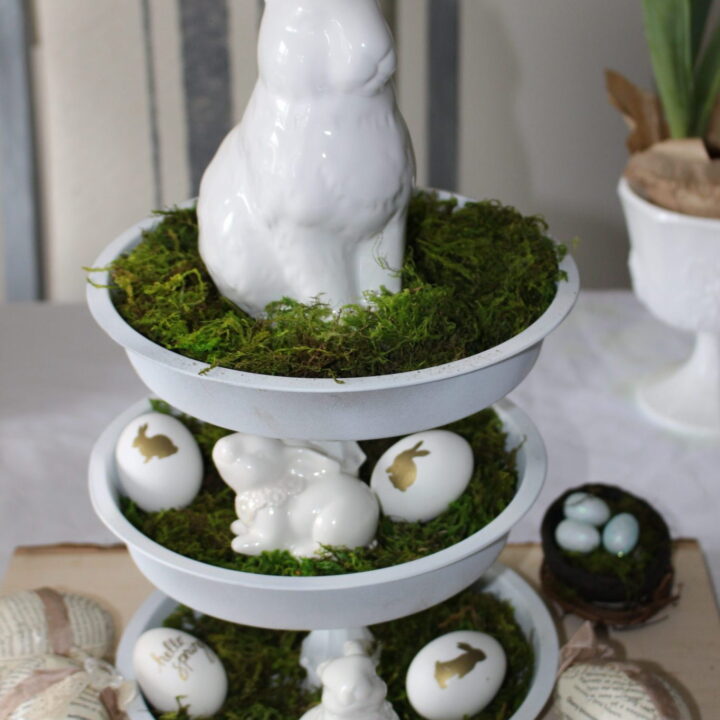 Image for How To Make A Three Tiered Tray From Cake Pans-Our Crafty Mom