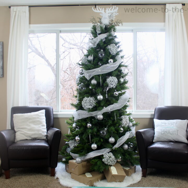 Image for White Winter Woodland Christmas Tree
