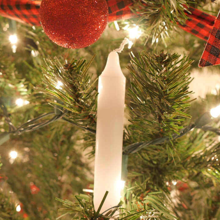 Image for Vintage Inspired Red Buffalo Check Christmas Tree