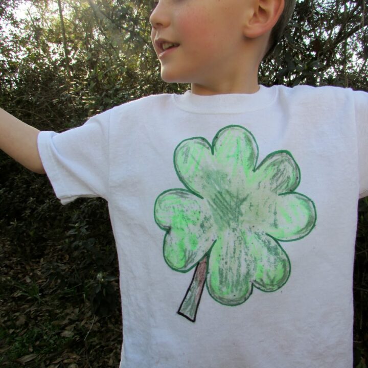 Image for How to Make a St. Patricks Day Shamrock Shirt {Fun for Kids}