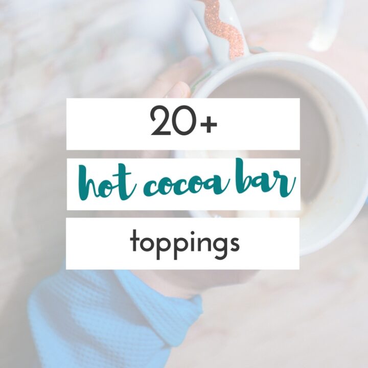 Image for 20+ hot cocoa bar toppings