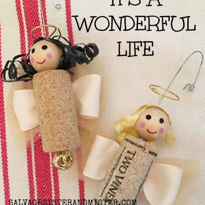 Image for Wine Cork Angel Ornament