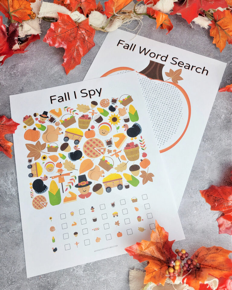 Free Fall I Spy Printable - My Pinterventures