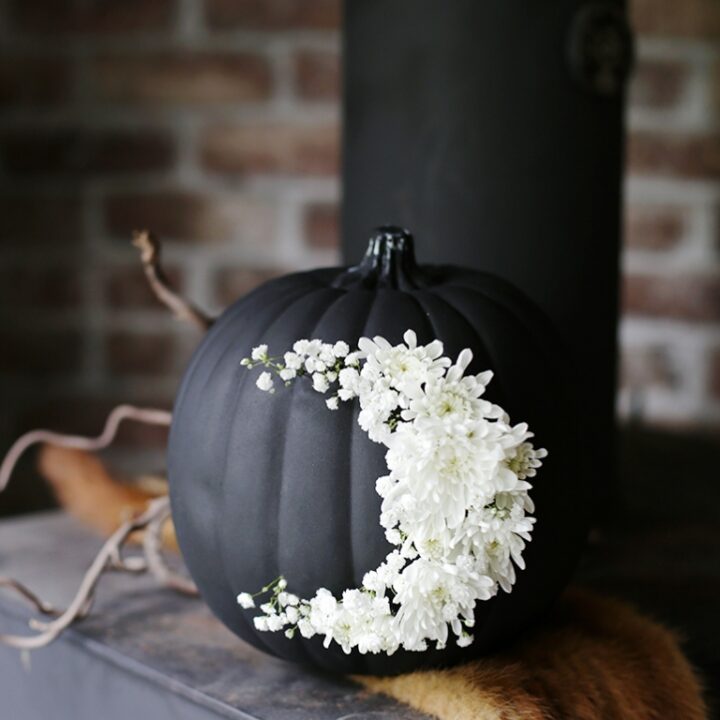 Image for DIY Fresh Floral Moon Pumpkin