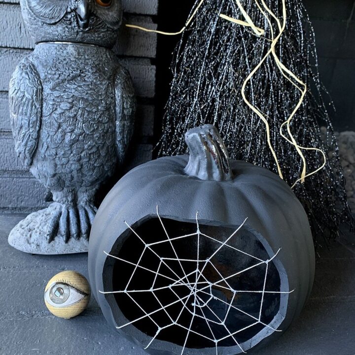 Image for Spine Tingling Spider Web Pumpkin