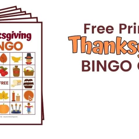 Image for Thanksgiving Bingo Game (FREE Printable!)