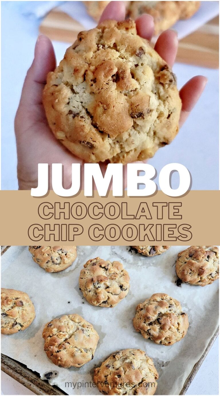 Jumbo Soft Chocolate Chip Cookies – Bakery Style Cookies - My ...