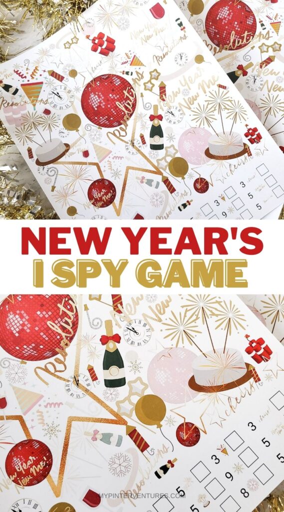 New Year's I Spy Game Printable