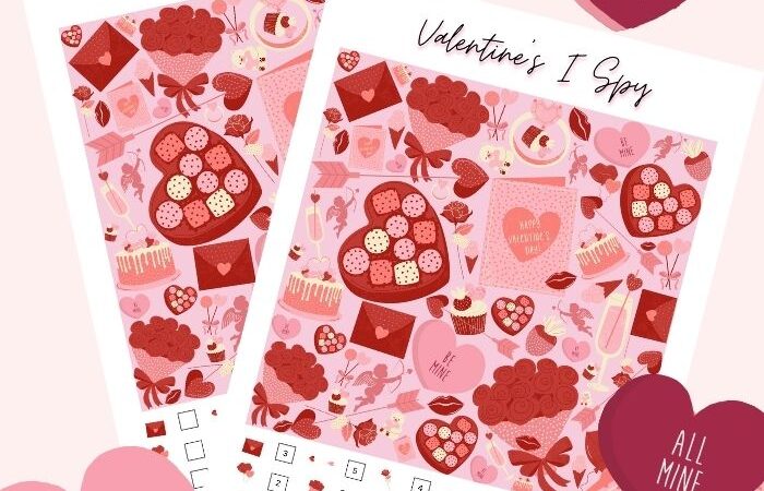 Valentine’s Day I Spy Game