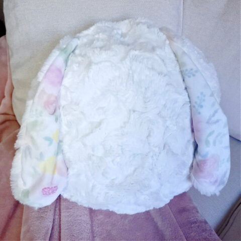 How to make a fluffy bunny pillow front