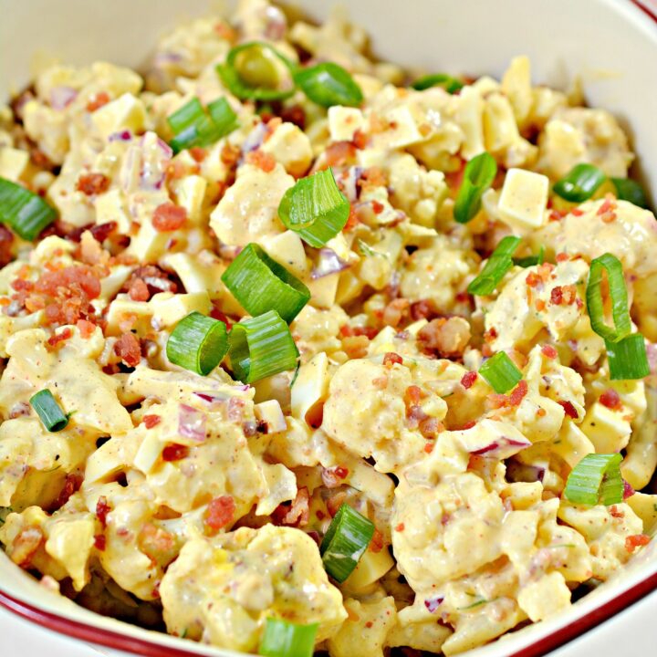 Image for Deviled Egg Cauliflower Salad Recipe