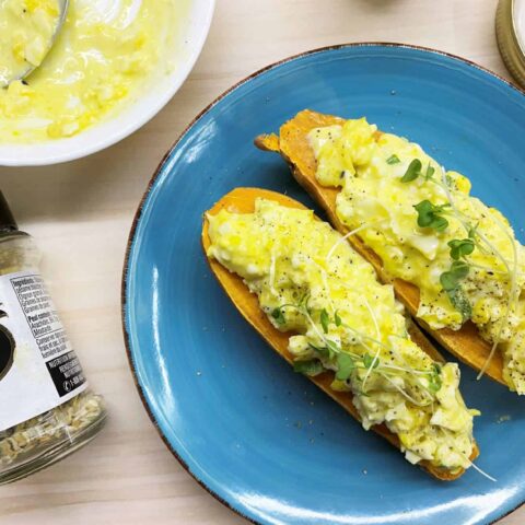 Image for Egg Salad Sweet Potato Boats