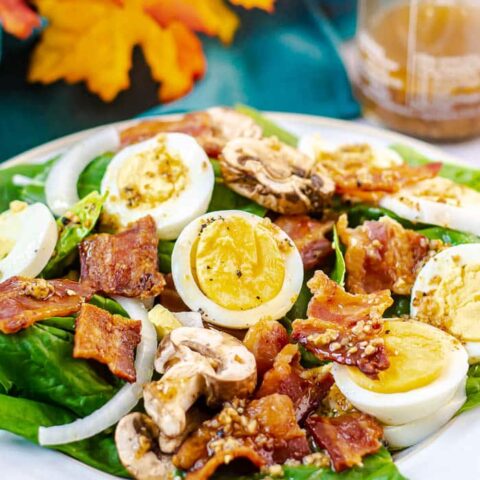 Image for Spinach Salad with Warm Bacon Dressing