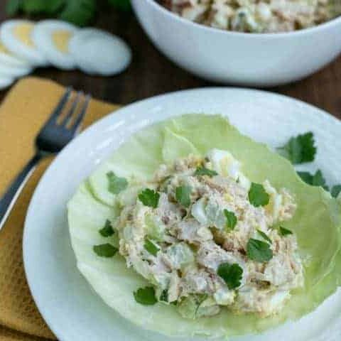 Image for Tuna Egg Salad with Sour Cream (Keto)