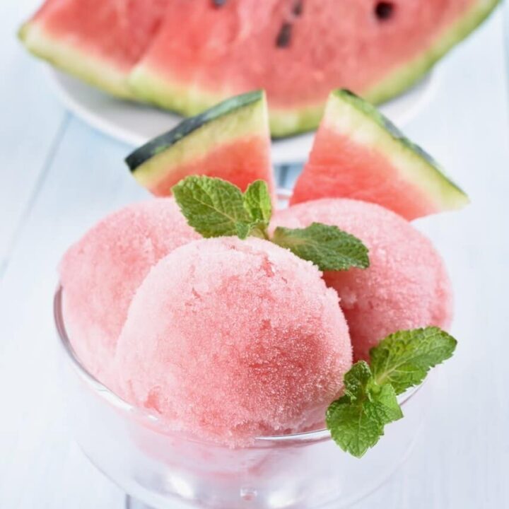 Image for Creamy Delicious Watermelon Sorbet Recipe