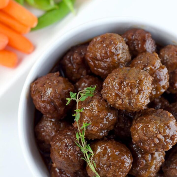 Image for Slow Cooker Grape Jelly and BBQ Meatballs