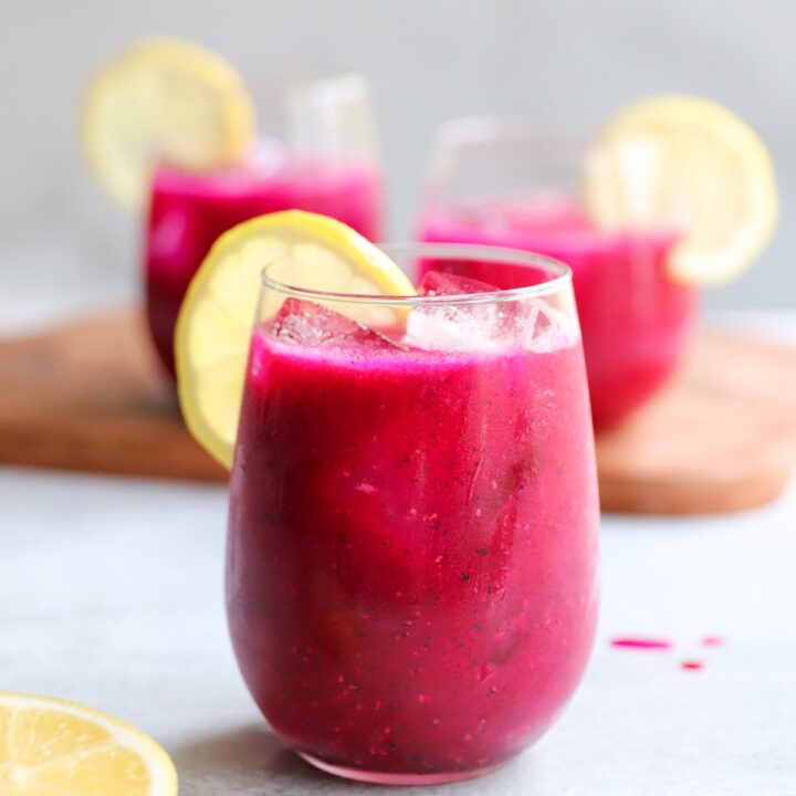 Image for Easy Mango Dragonfruit Lemonade (Starbucks Copycat)