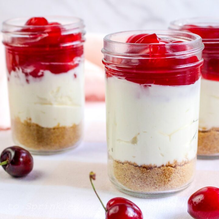 Image for No Bake Cherry Cheesecake in a Jar