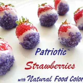 Image for Patriotic Strawberries With Natural Food Coloring