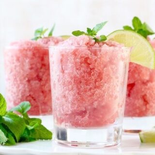 Image for Watermelon Mojito Slushie {frozen cocktail}