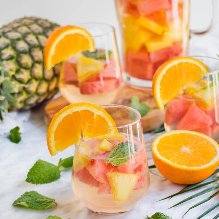 Image for Fruity Summer Sangria with Pineapple and Watermelon