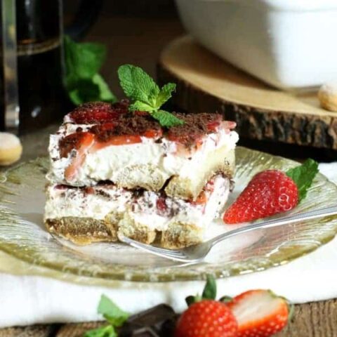 Image for Strawberry Tiramisu with Dark Chocolate