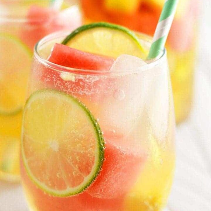 Image for Summer Sangria with Watermelon and Pineapple