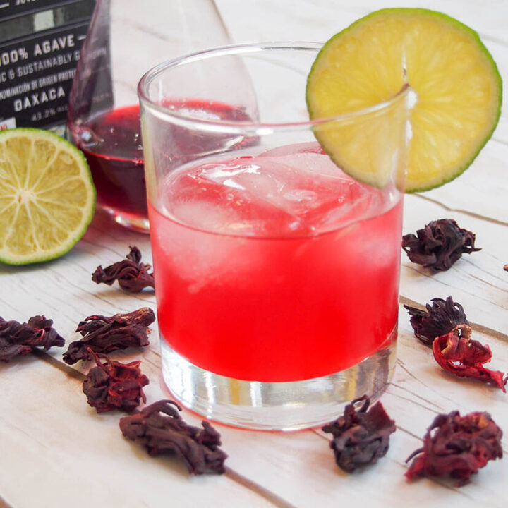 Image for Hibiscus mezcal sour