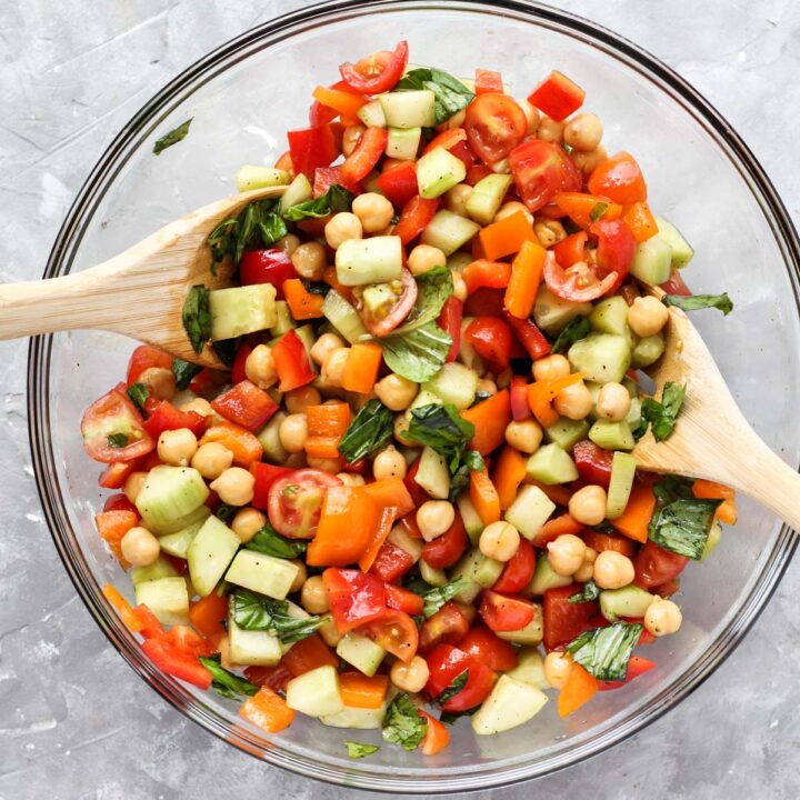 Image for Italian Bean Salad Recipe - Garbanzo Beans!