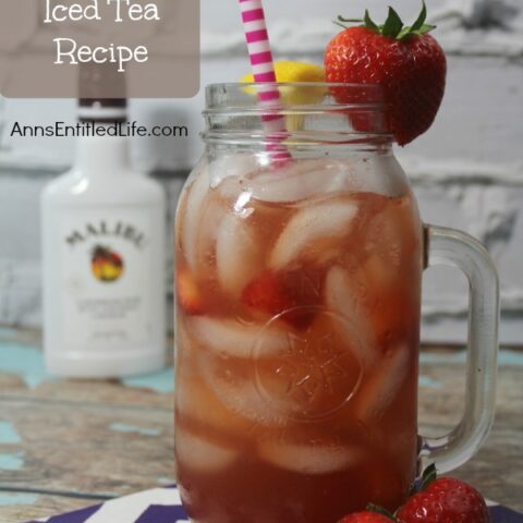 Image for Spiked Strawberry Iced Tea Recipe