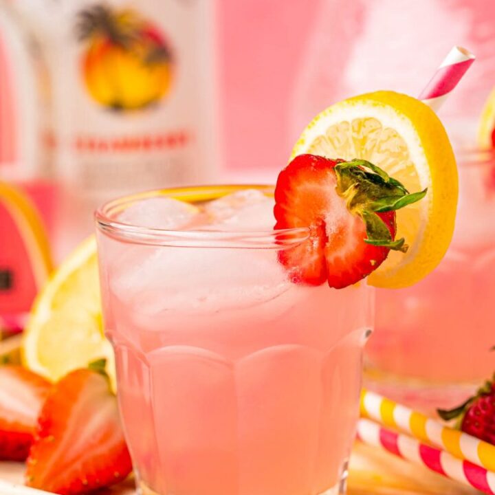 Image for Strawberry Pink Lemonade Vodka Cocktail