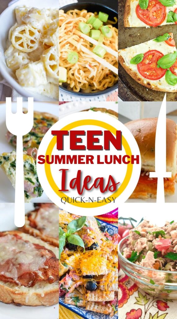 15 Teen Summer Lunch Ideas that are easy to make