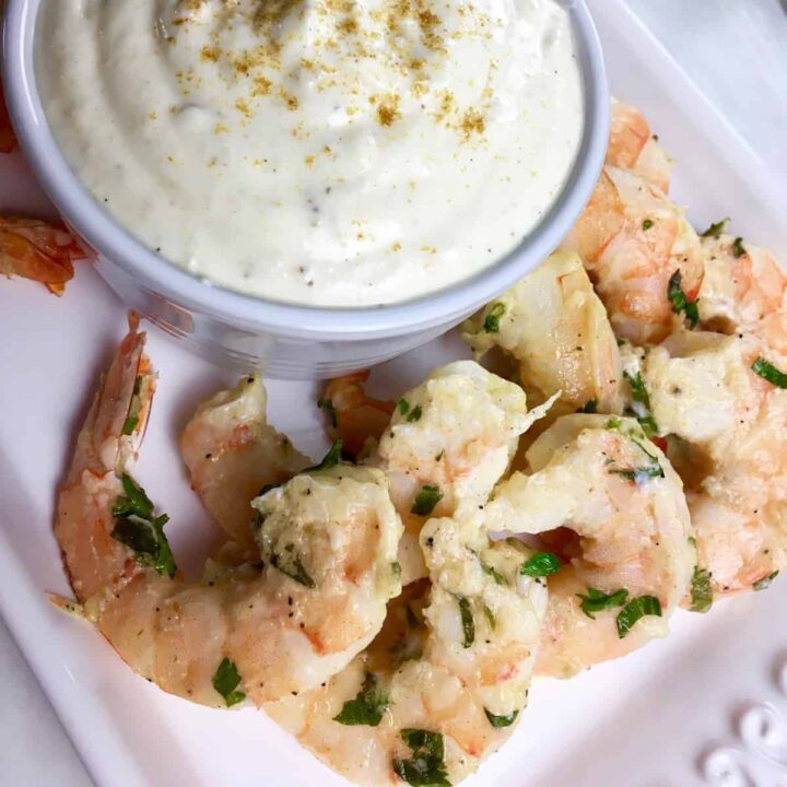 Image for Garlic Parmesan Shrimp with Roasted Garlic Dip