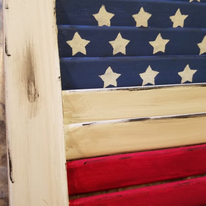 Image for How to Make a 2-sided American Flag on a Shutter
